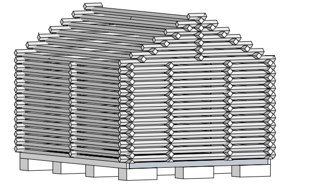 PUULIITERIN HIRSIPAKETTI 75X75MM