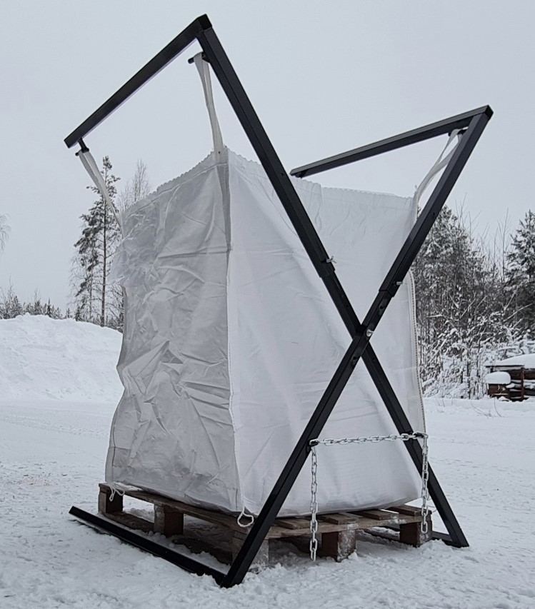SÄKKI SUOJAPEITOLLA 1m3