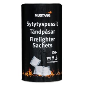 MUSTANG SYTYTYSPUSSI 100KPL HAJUTON