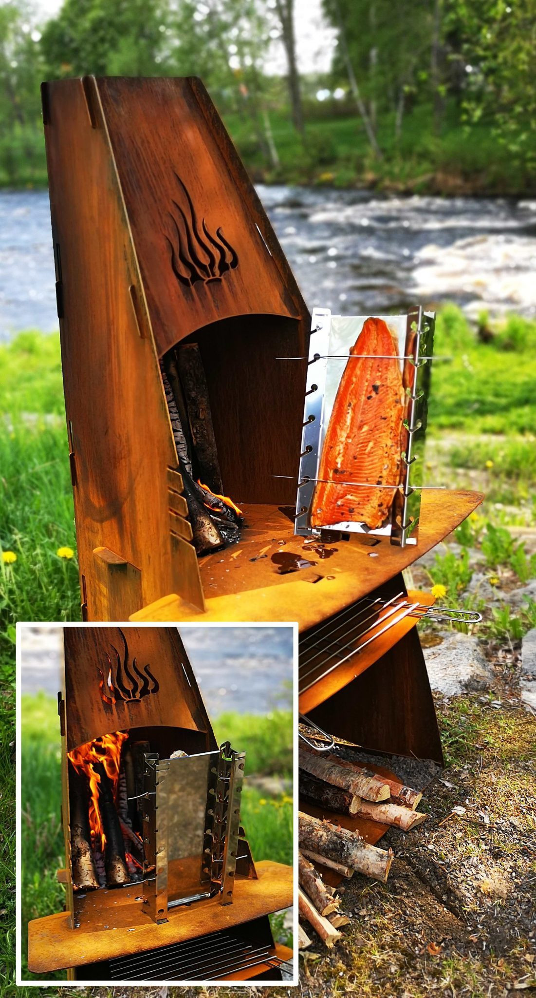 ULKOTAKKA CORTEN TERÄS