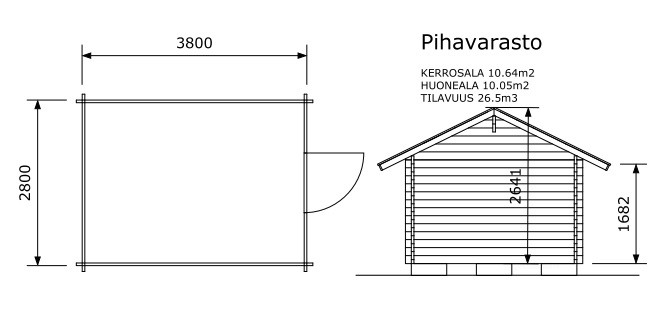 3X4M VARASTO PARIOVILLA
