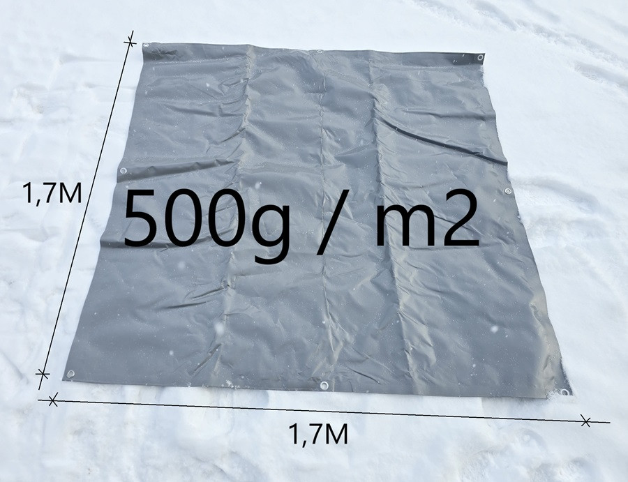 KLAPISÄKIN SUOJAPEITE 1,7 X 1,7M
