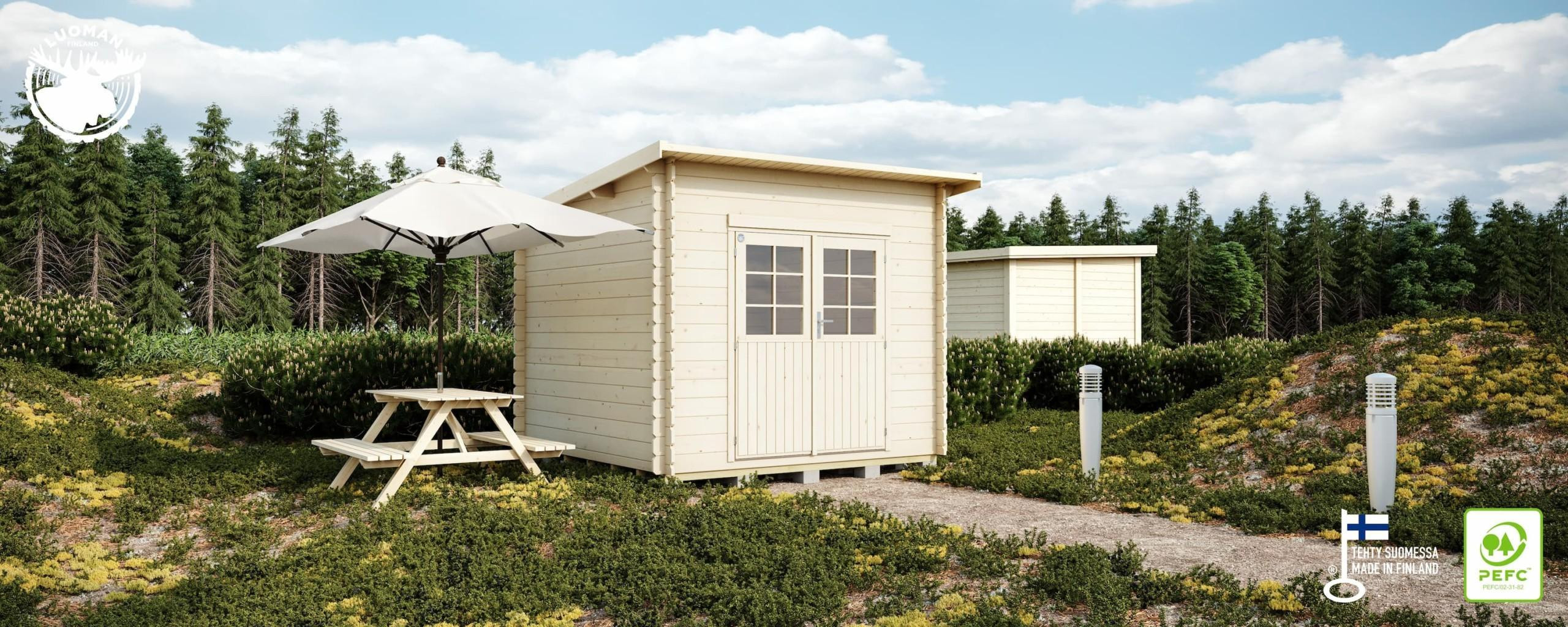 LILLEVILLA SAARINEN PIHAVARASTO 2,6X2,6M