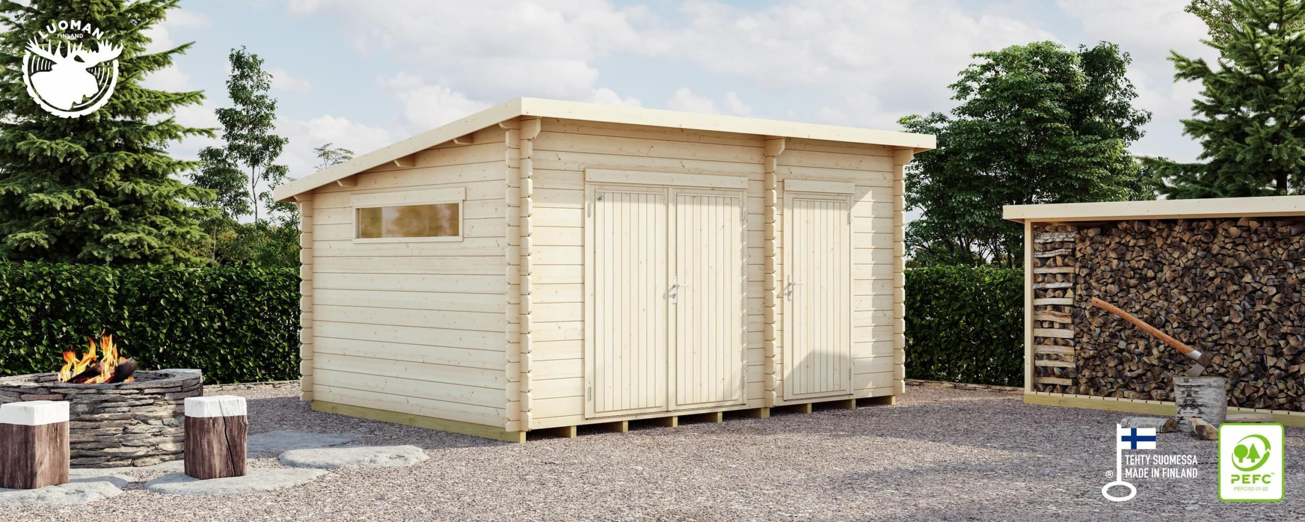 LILLEVILLA SEILI PIHAVARASTO 4X3M