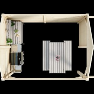 LILLEVILLA KIELO GRILLIKATOS 4X3M