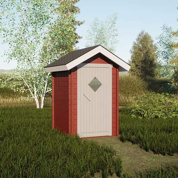 HÖYLÄHIRSI PUUCEE 1,4X1,4M WC