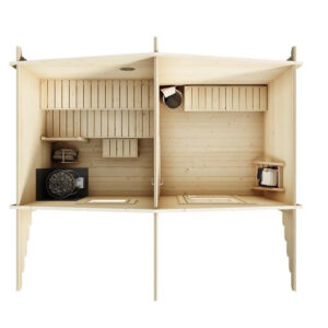 LILLEVILLA KULOVESI SAUNA 7,6M2
