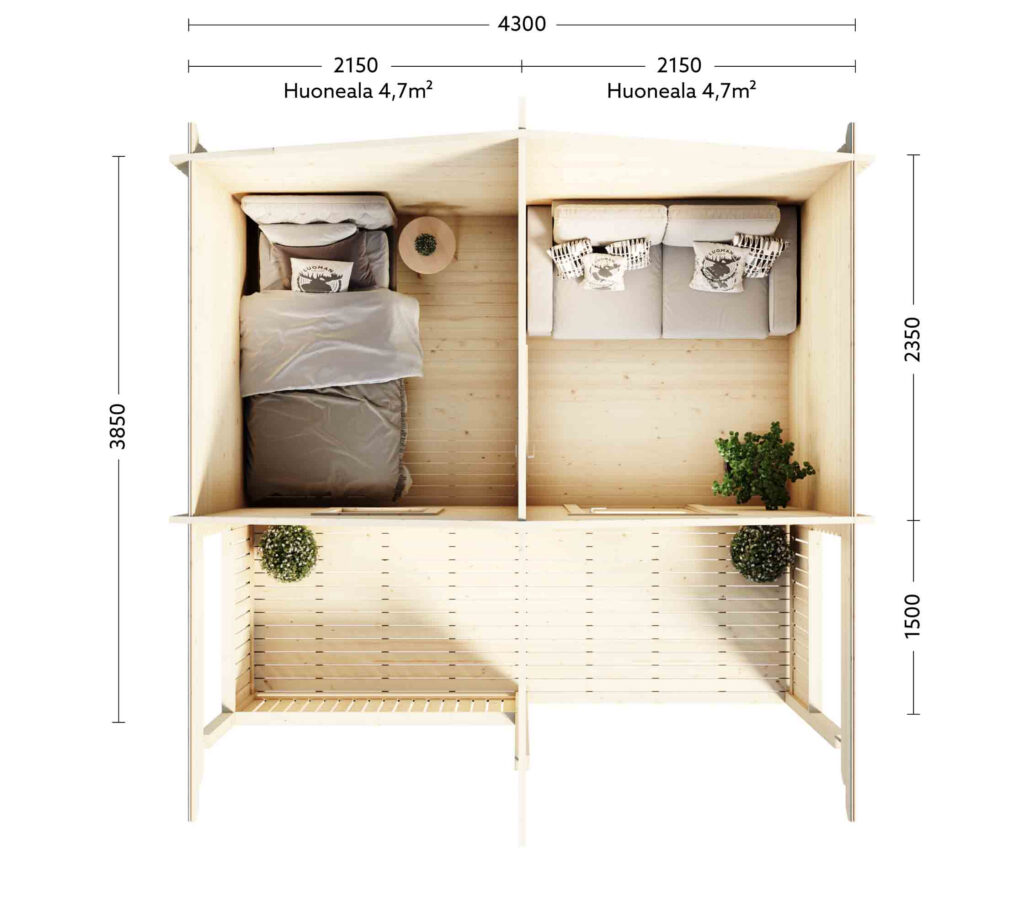 LILLEVILLA KEITELE PIHASAUNA 10,1M2