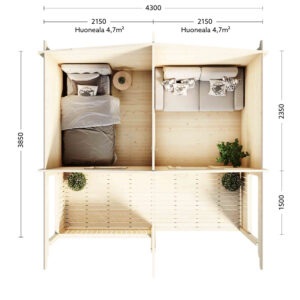 LILLEVILLA KEITELE PIHASAUNA 10,1M2
