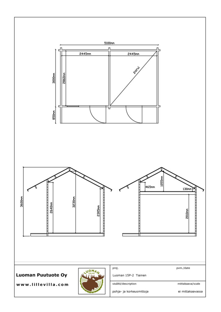 LILLEVILLA TIAINEN 15,3M²