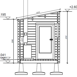 KUUTIO SAUNA (4,2 M²)
