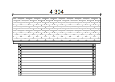 LP GARDEN S-M (10,5 M²) SUORASEINÄINEN PIHAVARASTO
