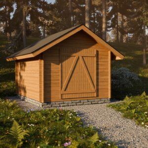 LP GARDEN S-M (10,5 M²) SUORASEINÄINEN PIHAVARASTO