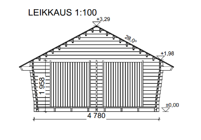 LP GARDEN U-XL (19,3 M²) VINOUMPISEINÄINEN PIHAVARASTO