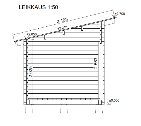 HIRSILATO P-M (10M²) PULPETTIKATTO PIHAVARASTO