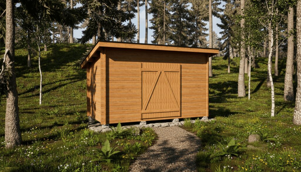 HIRSILATO P-S (8M²) PULPETTIKATTO PIHAVARASTO