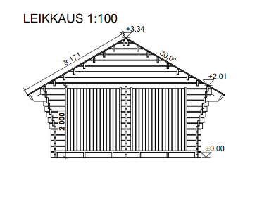HIRSILATO R-L (16M²) RAKOMALLINEN PIHAVARASTO