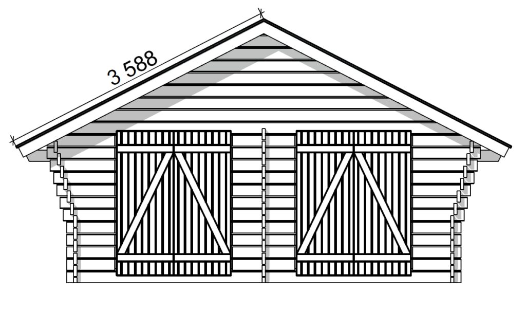 HIRSILATO R-XXL (25M²) RAKOMALLINEN PIHAVARASTO