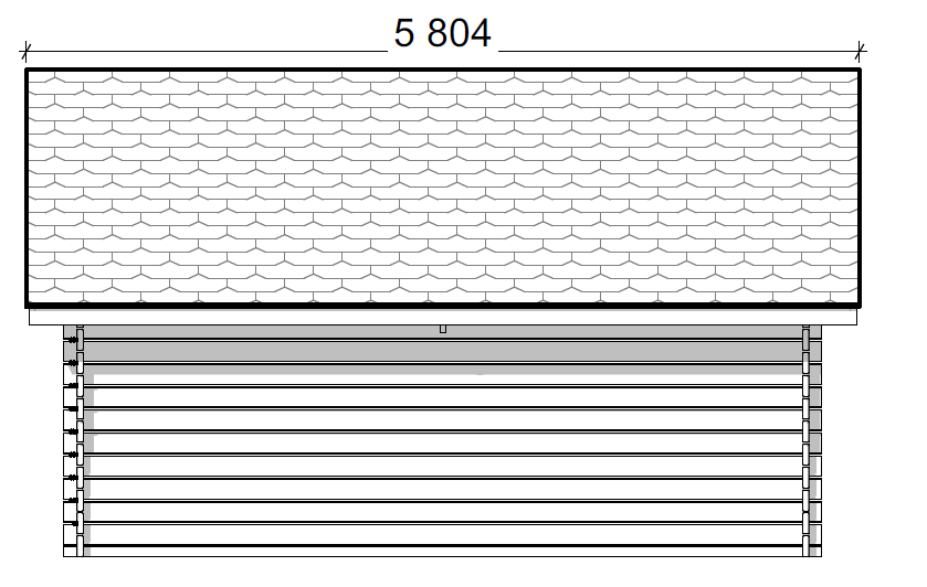 HIRSILATO R-XXL (25M²) RAKOMALLINEN PIHAVARASTO