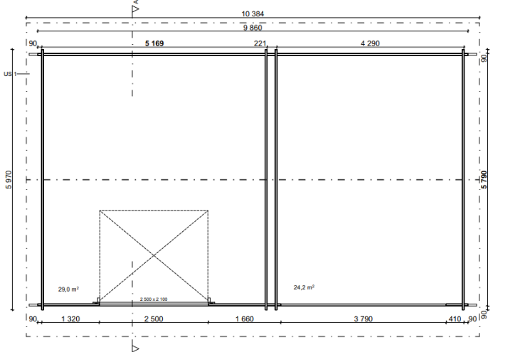 AUTOTALLI + KATOS AT30KL (53,9 M²)