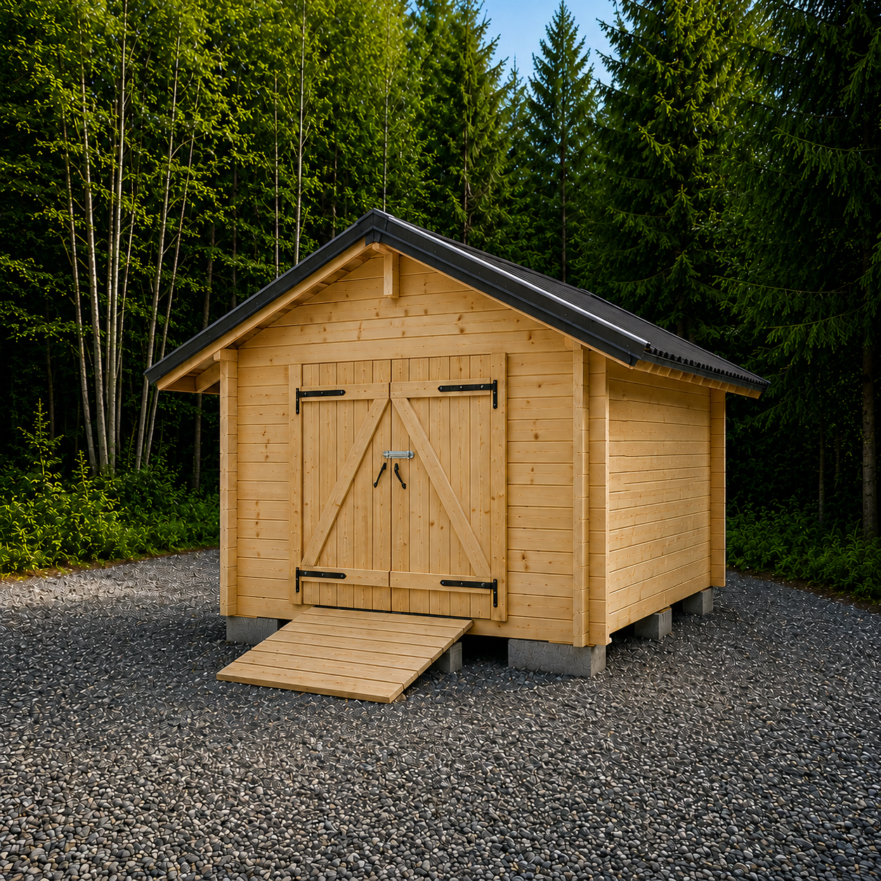 3 X 4M VARASTON VALMISPAKETTI HÖYLÄHIRRESTÄ - Kuva 1